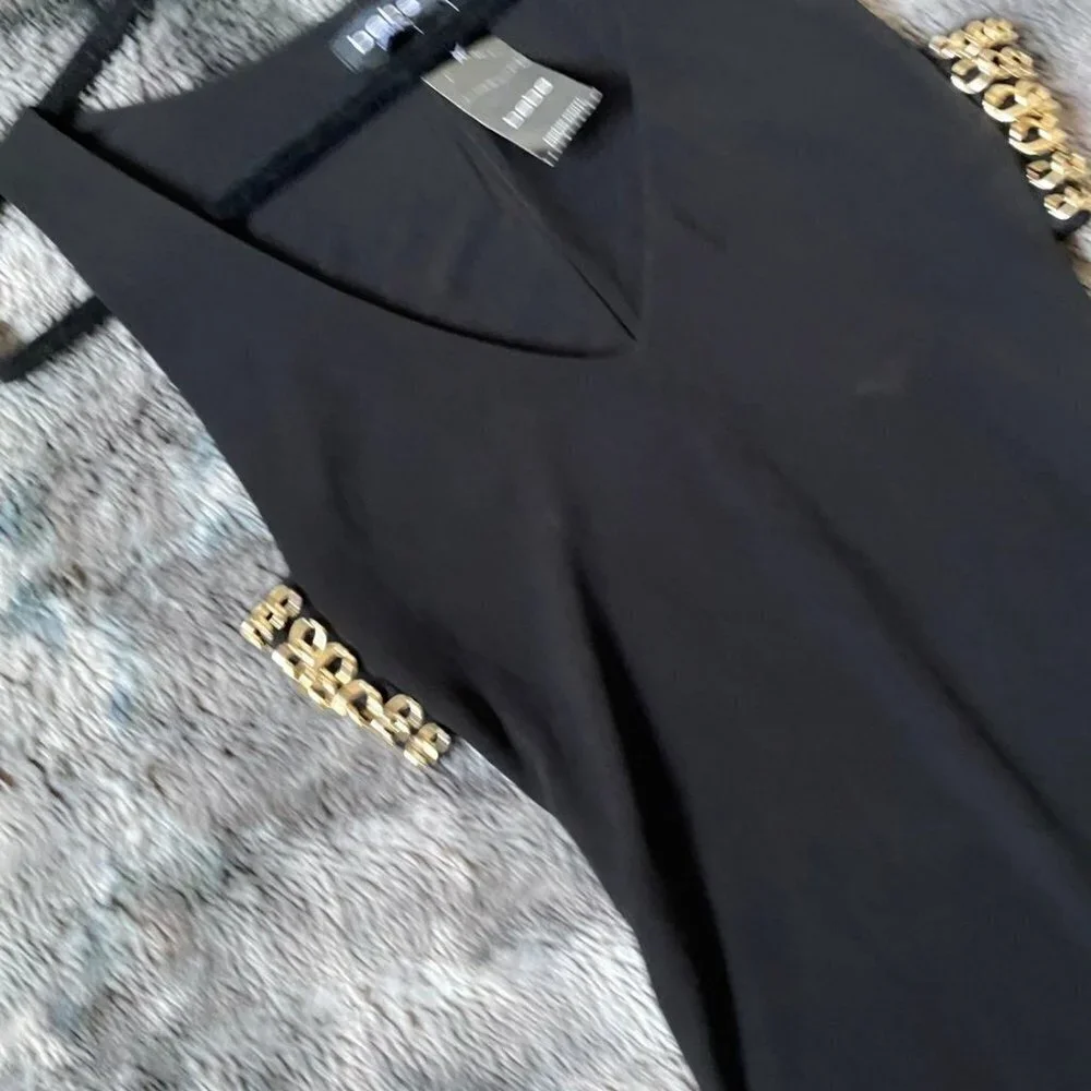 Bebe Chain Cutout Mini Dress